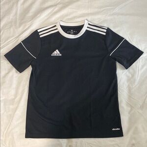Adidas Boys Black Climalite Sports Jersey